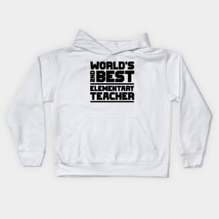 2nd best elementary teacher Kids Hoodie